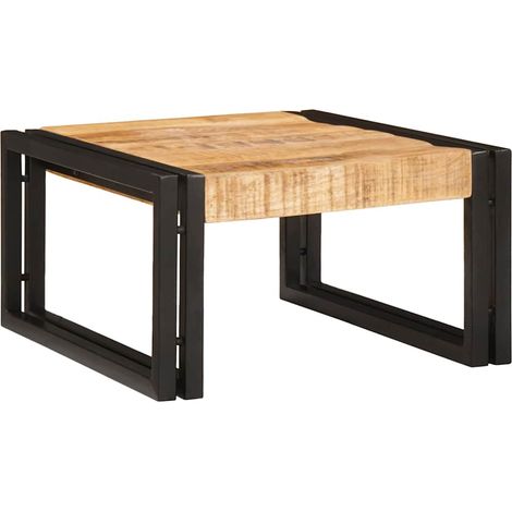 Badregal Braun 40 x 50 x 23 cm Massives rohes Mangoholz
