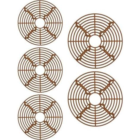Lot de 5 pots fleurs découpables avec filets pour chiots et chiens - Pour intérieur extérieur (1/5)