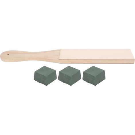 Affûtage et polissage en cuir à 2 faces avec kit d'outils et accessoires pour le bricolage (1/5)