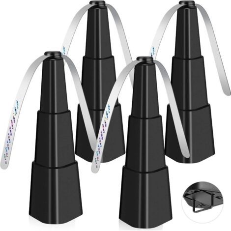 Lot de 4 éventails anti-mouches pour tables – Répulsif contre les mouches pour intérieur et extérieur – Portable et automatique pour pique-nique, restaurant, fête, maison (1/5)