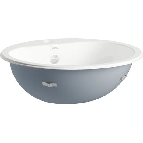 LAUFEN Classic lavabo empotrado desde arriba, redondo, 1 agujero