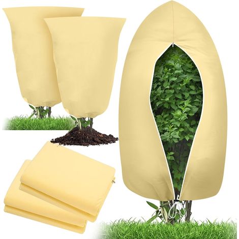 Grand Format Protection Anti-Gel 120x180 cm - Duo de Voiles d'Hivernage Couvrants pour Arbustes (1/5)