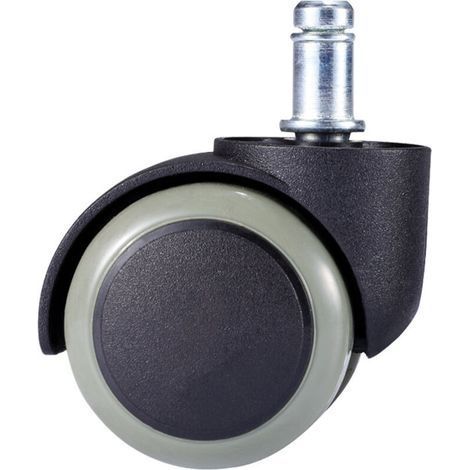 5er-Set Bürostuhlrollen – Maße: 11 x 50 mm – Geeignet für Hartböden – 360° drehbar (1/5)