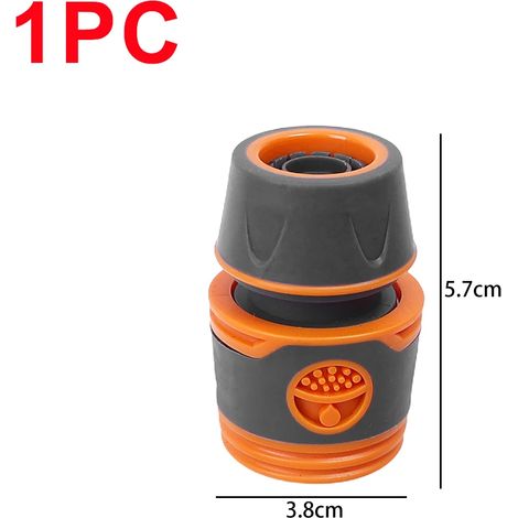 Raccord rapide pour tuyau d'arrosage (1/2''-1PC) - Rallonge de robinet - Raccord de tuyau - Joint - Connecteurs de tuyau d'arrosage - Raccords pour tuyau d'arrosage (1/5)
