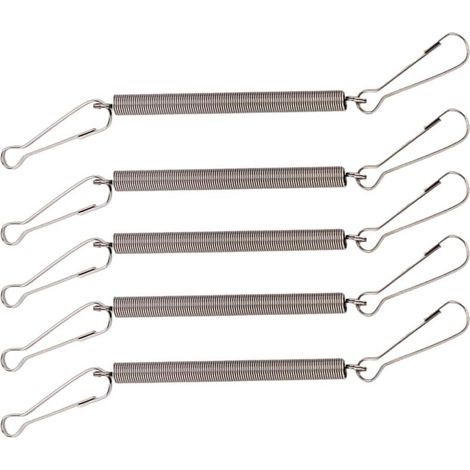 Ce kit comprend 5 ressorts et 10 clips — qui peuvent être utilisés individuellement ou en combinaison — pour fixer les abreuvoirs et les accessoires d'alimentation pour petits animaux. (1/5)