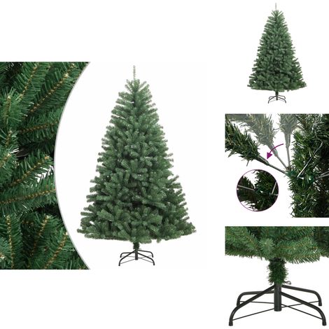 Künstlicher Weihnachtsbaum Klappbar mit Ständer Grün 180 cm - Weihnachtsbaum - Kunstweihnachstbaum - Klappbarer Weihnachtsbaum - Grüner Weihnachtsbaum - Weihnachten (1/5)