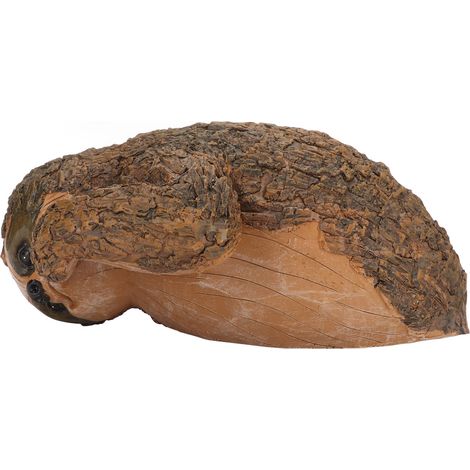 Sculpture de paresseux en résine peinte à la main, réaliste et éclatante, 22 x 10 x 14,5 cm, ornement décoratif d'extérieur. (1/5)