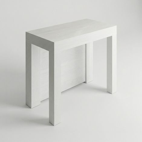 Consolle allungabile design salvaspazio 14 persone 300cm Madrid - Frassino
