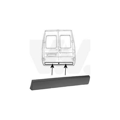 Moulure inférieure de porte arrière droite Citroen Jumper 1 phase 1 1994-2002