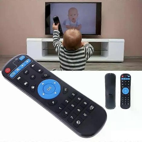 Ersatzfernbedienung kompatibel mit MXQ-4K MXQ H96 Pro T9 X96 Mini T95Z Plus Smart TV Box Media Player (1/4)