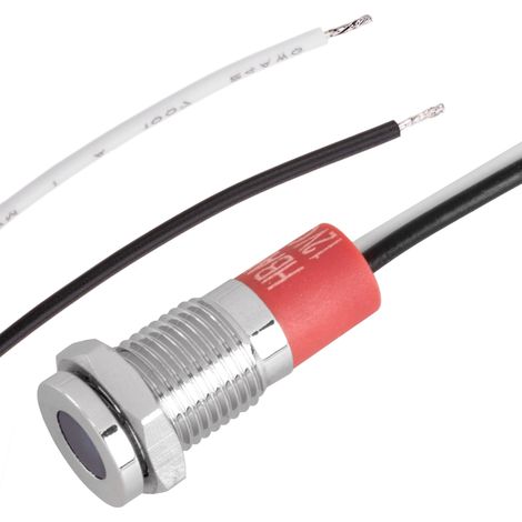 BeMatik - Lampe voyant LED 8mm 12VDC à montage sur panneau zaul (1/5)