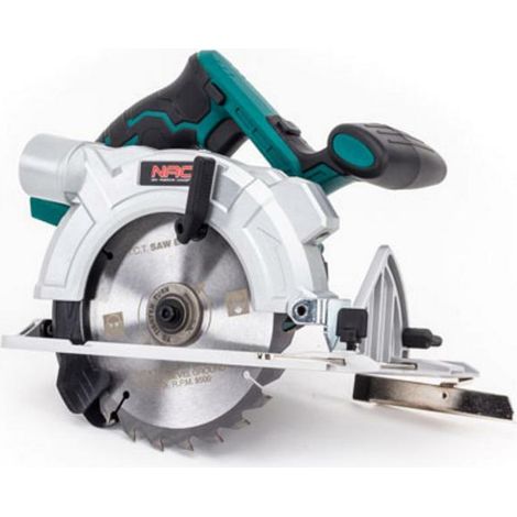NAC NEW AMERICAN CONCEPT Sierra Circular Manual con Láser de Guía - Sierra Circular a Batería con Sistema de Extracción de Polvo y Virutas - Sierra de Inmersión sin Baterías ni Cargador