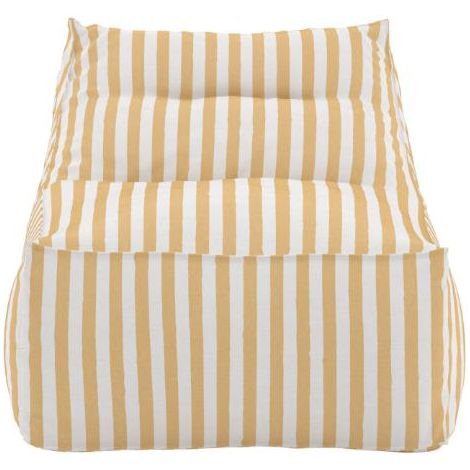Redang fauteuil lounge pouf poire jaune.