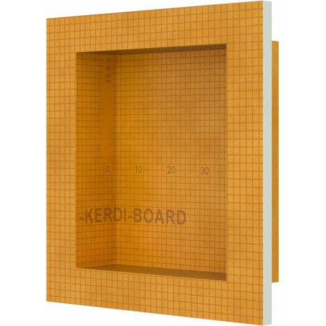 Schluter – Niche murale à carreler 305 x 305 x 89 mm – Étanchéité parfaite pour zones humides – Intégration harmonieuse au carrelage