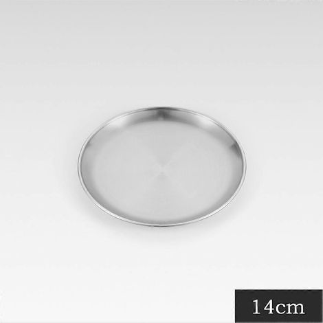 Assiette en acier de camping de 14 à 26 cm de diamètre, vaisselle en acier, récipient pour repas, barbecue, pique-nique, ustensiles de cuisine, accessoires de camping
