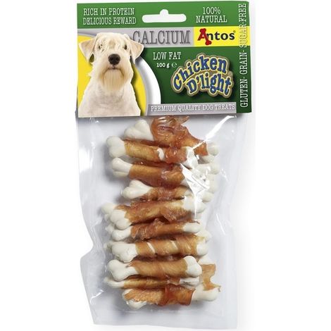 Snack Antos Chicken D'light con Calcio 100 gr  Oferta exclusiva