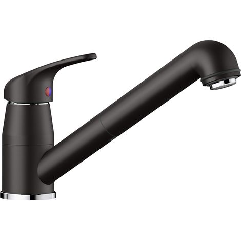 Blanco Daras S - Miscelatore da lavello con bocca di erogazione estraibile, nero 526153