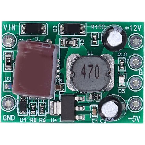 Module 2 voies Régulateur de Tension Convertisseur Abaisseur Alimentation DC24-100V vers Sortie 5V 12V pour Caméra LED (1/5)