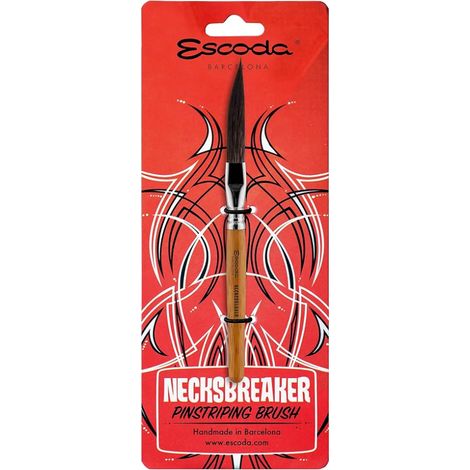 ESCODA 3 Pinceaux - N.8,4,1 Plat Biseauté Sortie Longue Rond Pointu Longliner Détails Brosses à la Main à Barcelone. (1/3)