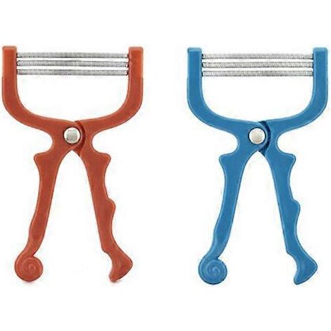 Épilateur facial portable à fil (bleu)-15.00X9.00X1.00CM (1/2)