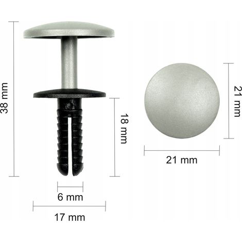 1 bullone di espansione universale per tappezzeria da 6 mm (1/5)
