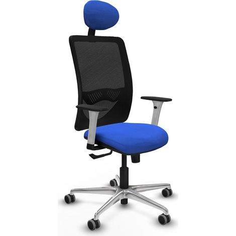 Sedia da ufficio piqueras y crespo Zulema nero alluminio schiuma (1/2)