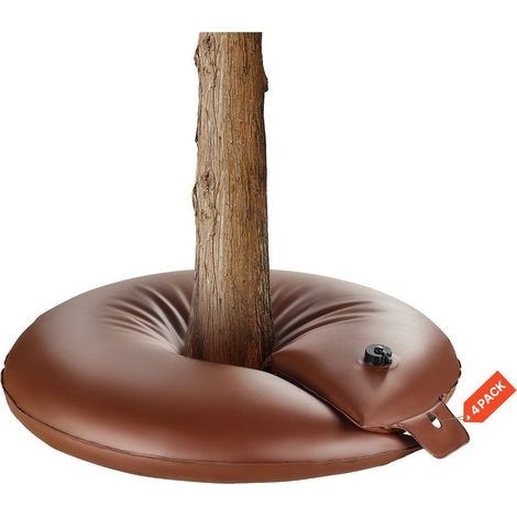4 sacs d'arrosage d'arbres 60 L, libération lente 6-9 h, réutilisables, économie d'eau, système robuste pour irrigation goutte à goutte des racines d'arbustes et arbres (1/5)
