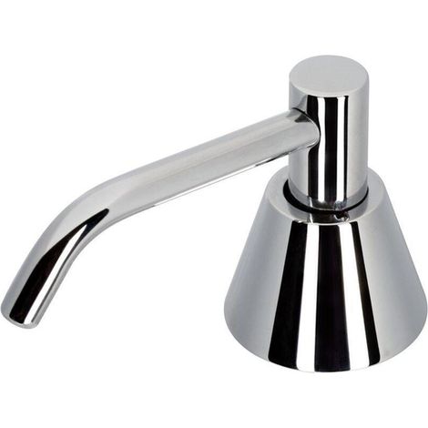 Distributeur de savon Geesa Hotel à poser avec support en PE Chrome (1/2)