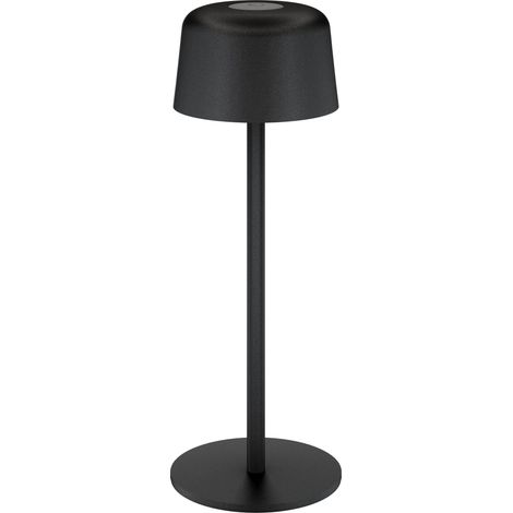 Lampe de table LED GOOBAY 77675, 2W, 3000 K, 150 lm, blanc chaud, IP44, noir (1/5)