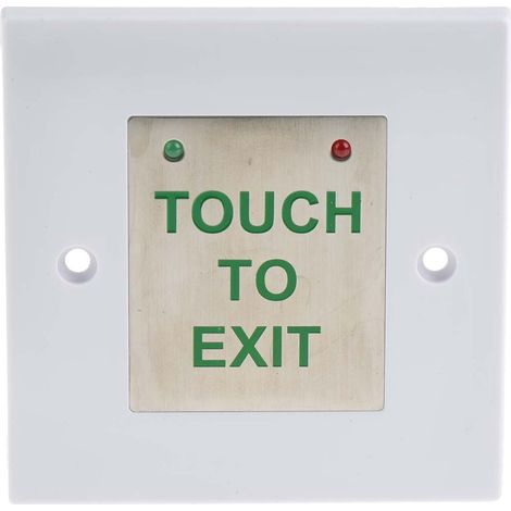 Bouton de sortie/entrée, RS PRO, tactile ( Prix pour 1 ) (1/3)