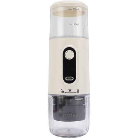 Cafetière de voyage, 60ml, blanc, café moulu, pour camping (1/5)