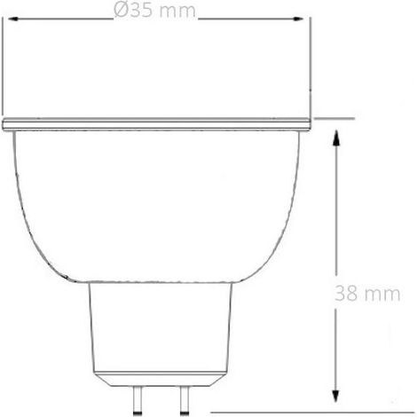 Lampadina LED 12V MR11 1W 120 lm  4000K Bianco Naturale (1/3)