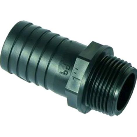 Raccordi Portagomma Maschio Polipropilene Diritto 400130 1-1-2x40