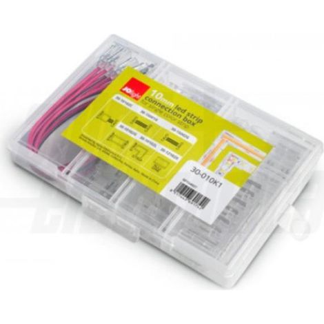 Alpha elettronica kit connettori per strisce led monocolore 10mm 30-010k1 (1/2)