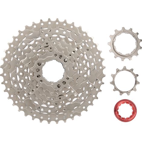 Cassette libre 8 vitesses 11-40T en acier pour VTT, accessoire vélo argenté (1/5)