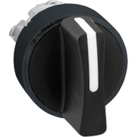 Cabeza seleccionable SCHNEIDER SEL.3 3 posiciones, color negro, IP20, 230V.