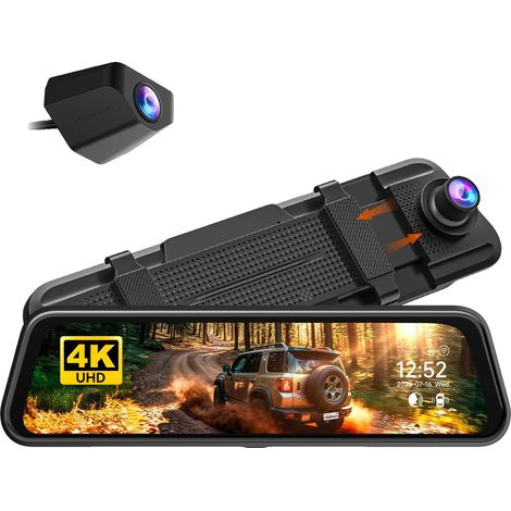 Dashcam, 4K Auflösung, IPS-Touchscreen, KEIN HARDCODED KIT, Kostenloses 64G TF-a (1/2)