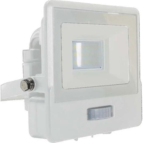 Foco LED V-TAC 10W SAMSUNG CHIP Sensor de movimiento Blanco CON SILENCIADOR VT-118S 4000K 735lm 5 años de garantía (1/5)
