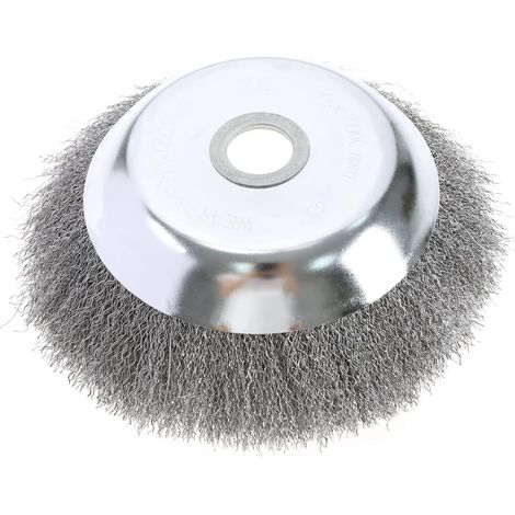 Brosse sans herbe 150  25 Machine de coupe de tête coupée en métal en acier, les roues des mauvaises herbes sont adaptées au jardin jardin de la plante verte de la plante verte (1/4)