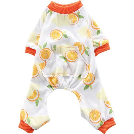 Pyjama Pour Chien En Coton Doux - Vêtement De Nuit Rose À Quatre Pattes - Taille Élastique Confortable - 1 Pièce (1/5)