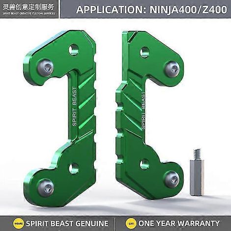 Höherlegungssatz für Motorrad-Fußpedale für Kawasaki Z400 Ninja 400 – Grün
