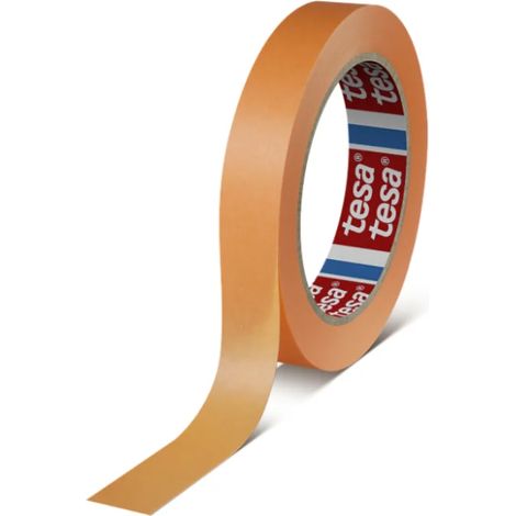 Nastro adesivo di precisione Tesa 04342, 50 m x 30 mm, nastro adesivo Washi, mascheratura di precisione, resistente fino a 150 °C, per uso interno ed esterno. (1/3)