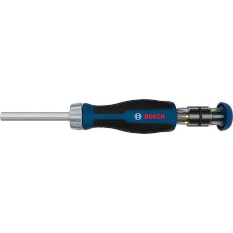 Bosch PRO Hand Tool - Screwdriver Bit Ratchet Screwdriver with Magazine, 12 pcs Bits 1600A039PK (1/5)