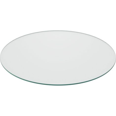 Plaque en verre de sécurité trempé 70 x 70 cm protection contre les rayures élégante finition polie en verre transparent (1/3)