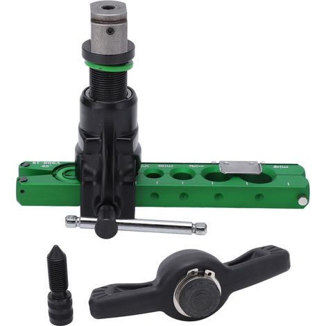 45-degree eccentric cone expander, universal ratchet pipe flaring tool with manual drill function