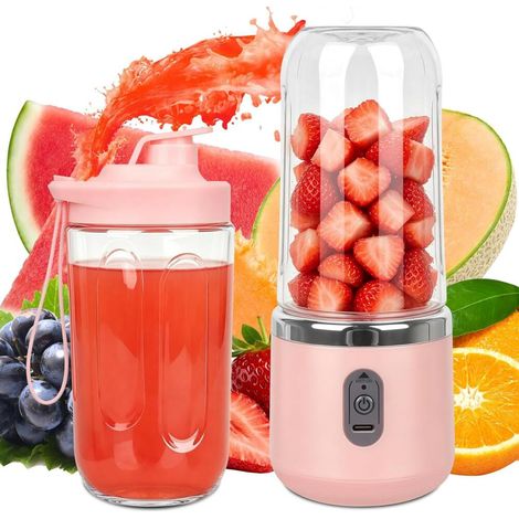 Blender transportable mixeur transportable mixeur à smoothies 400 ml à emporter presse (1/5)