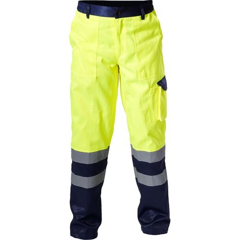Pantaloni di avvertimento gialli, "2XL", CE, lahti (1/5)