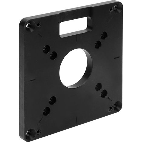 Plaque de base pour machine à découper le bois, accessoire de quincaillerie en alliage d'aluminium, plateau rabattable pour fraiseuse, machine à affleurer le bois (1/5)