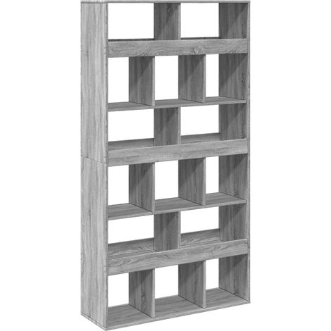 Maison Exclusive - Raumteiler Grau Sonoma 100x33x187,5 cm Holzwer