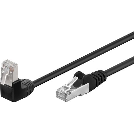 Goobay 94185 cable de red Negro 0,25 m Cat5e F/UTP (FTP)